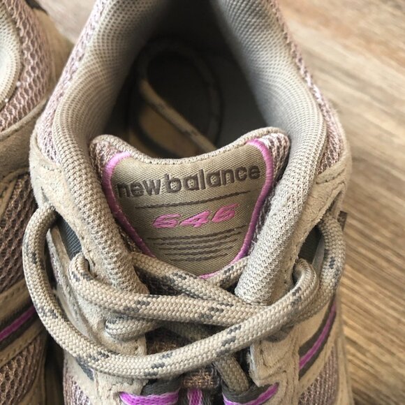 New Balance 646 Brown Suede Hiking Trail Shoes Women US8.5 Water resistance - Picture 7 of 11